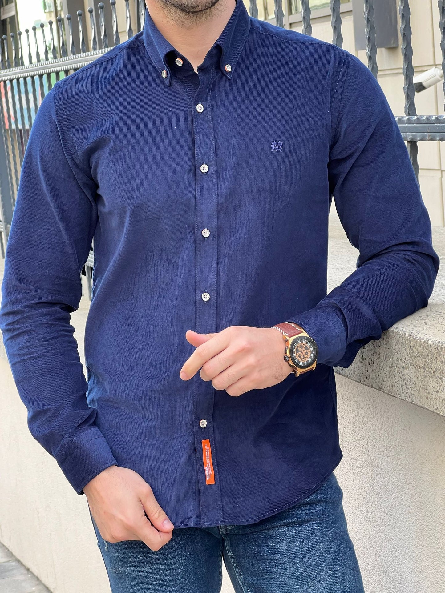 Ian Navy Blue Shirt