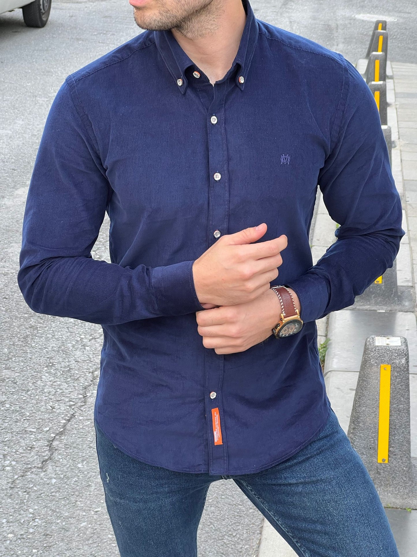 Ian Navy Blue Shirt