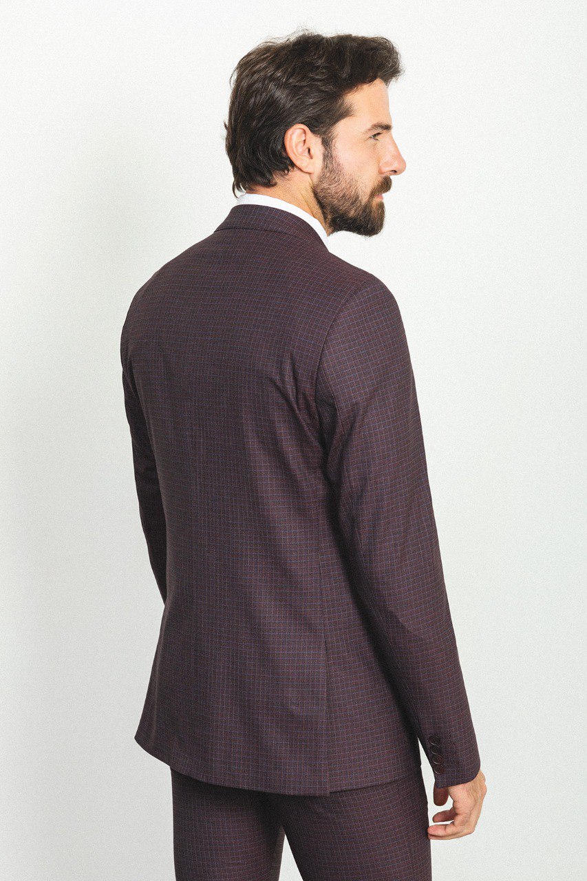 Jonah Burgundy Suit