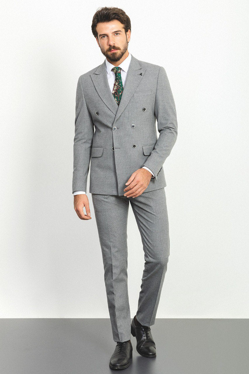 Owen Gray Double Breasted Suit