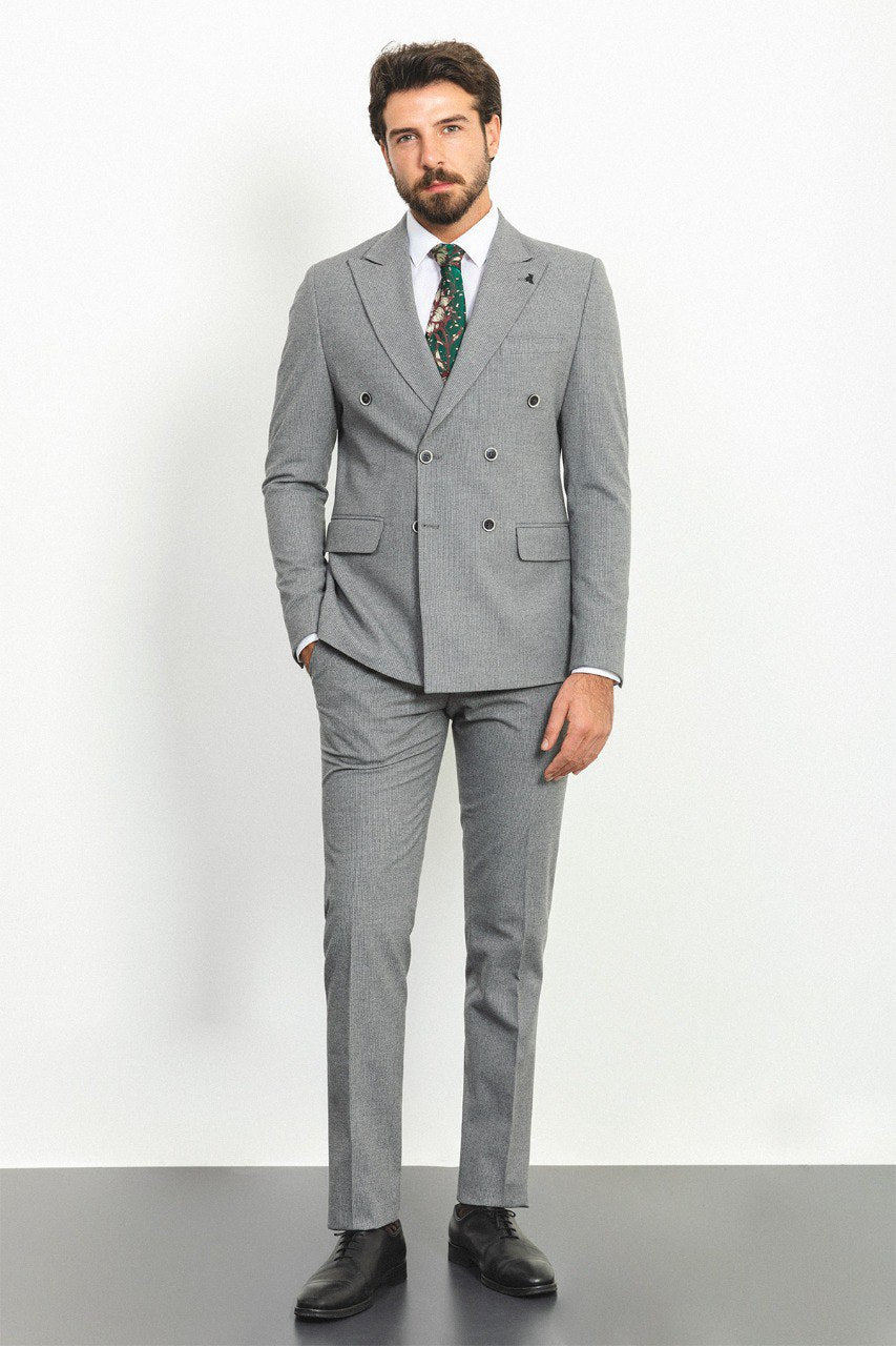 Owen Gray Double Breasted Suit