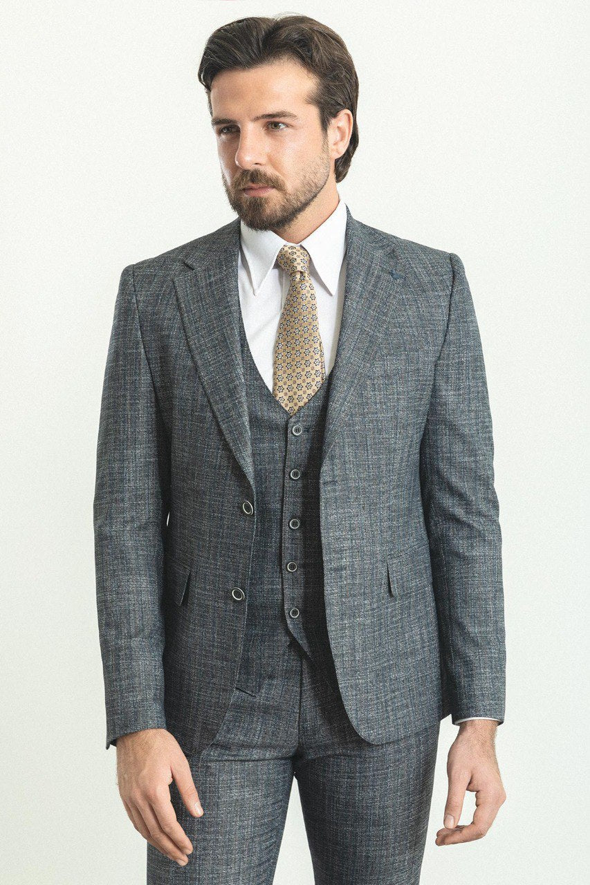 Kevin Dark Gray Suit