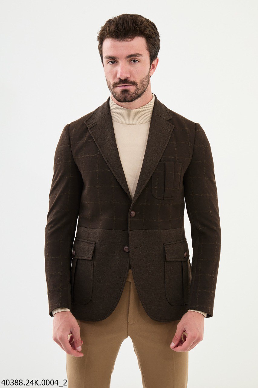 Roland Brown Plaid Balzer