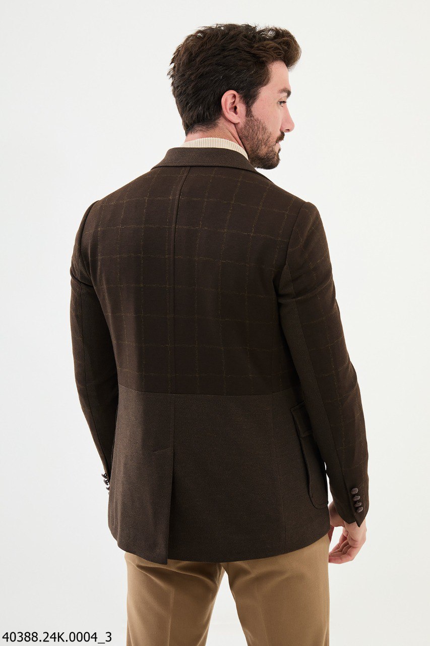 Roland Brown Plaid Balzer