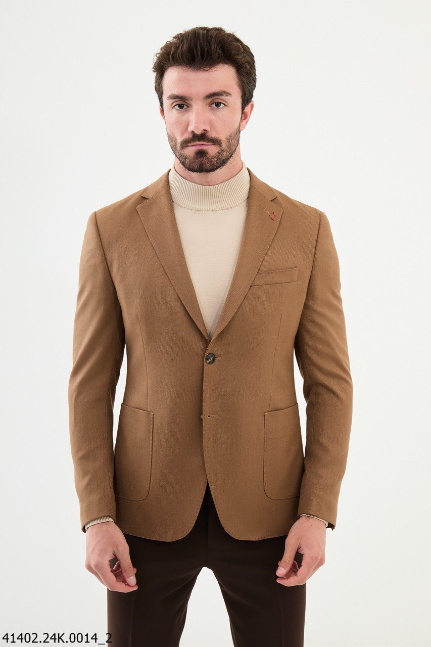 Larson Camel Blazer