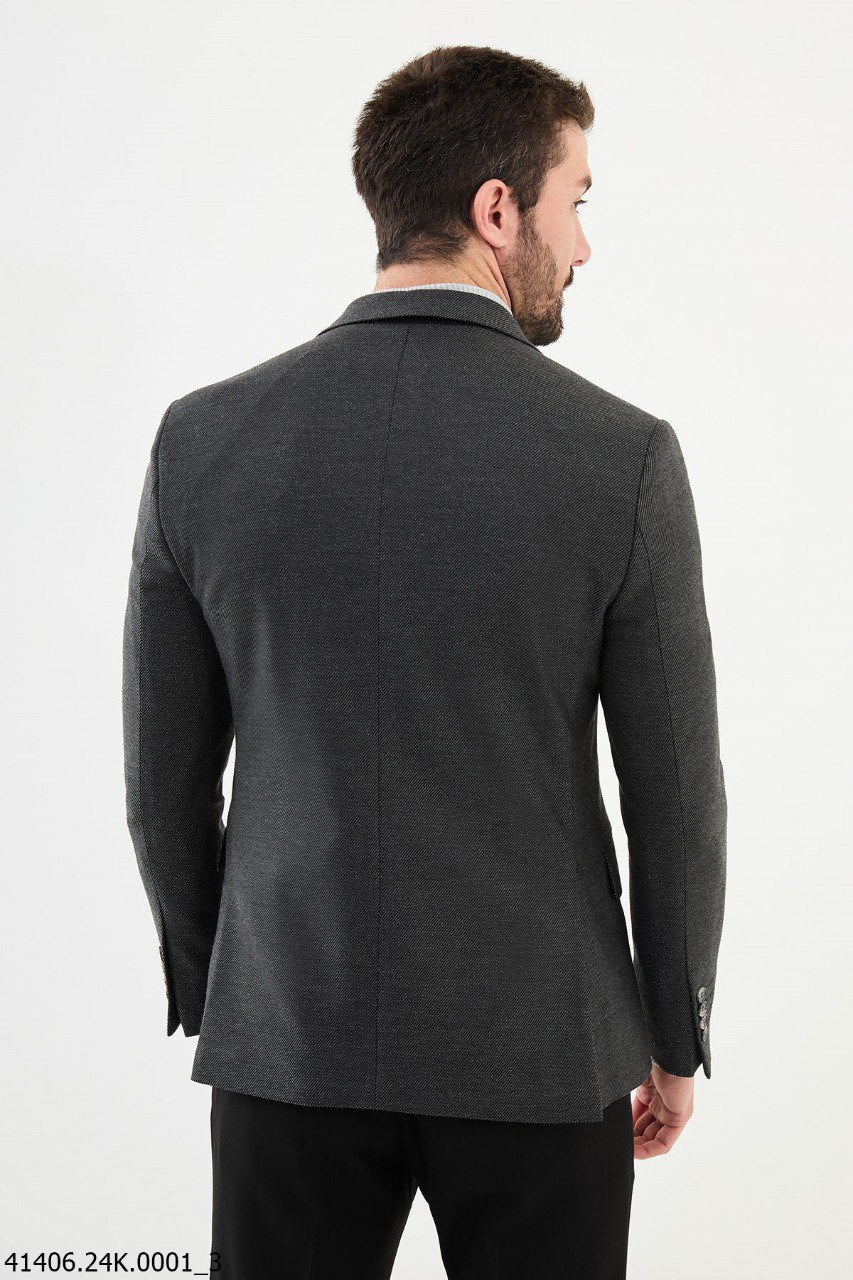 Khan Dark Gray Blazer