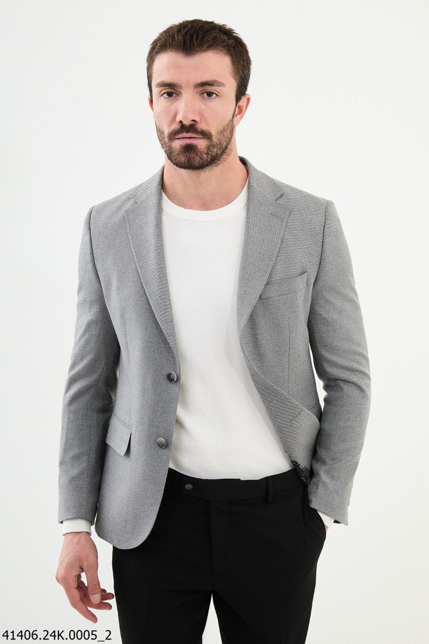 Khan Gray Blazer