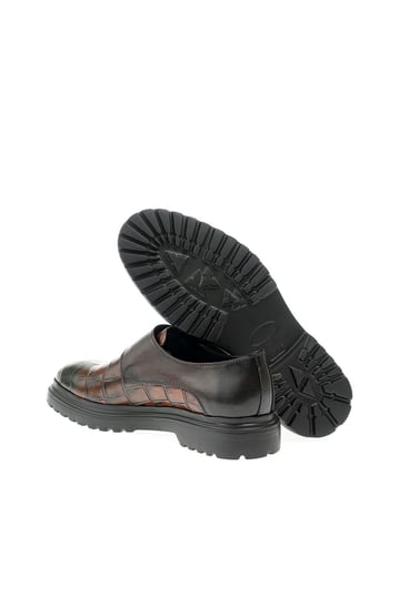 Elche Brown Patterned Shoes