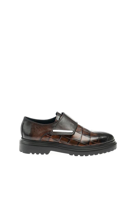 Elche Brown Patterned Shoes