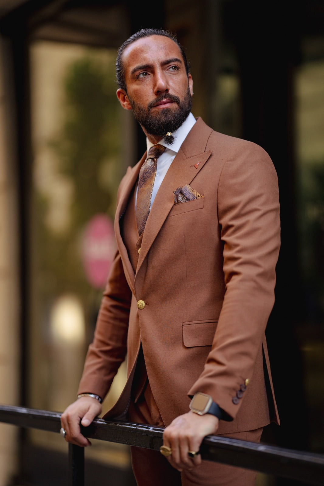 Aldera Tile Slim Fit Suit