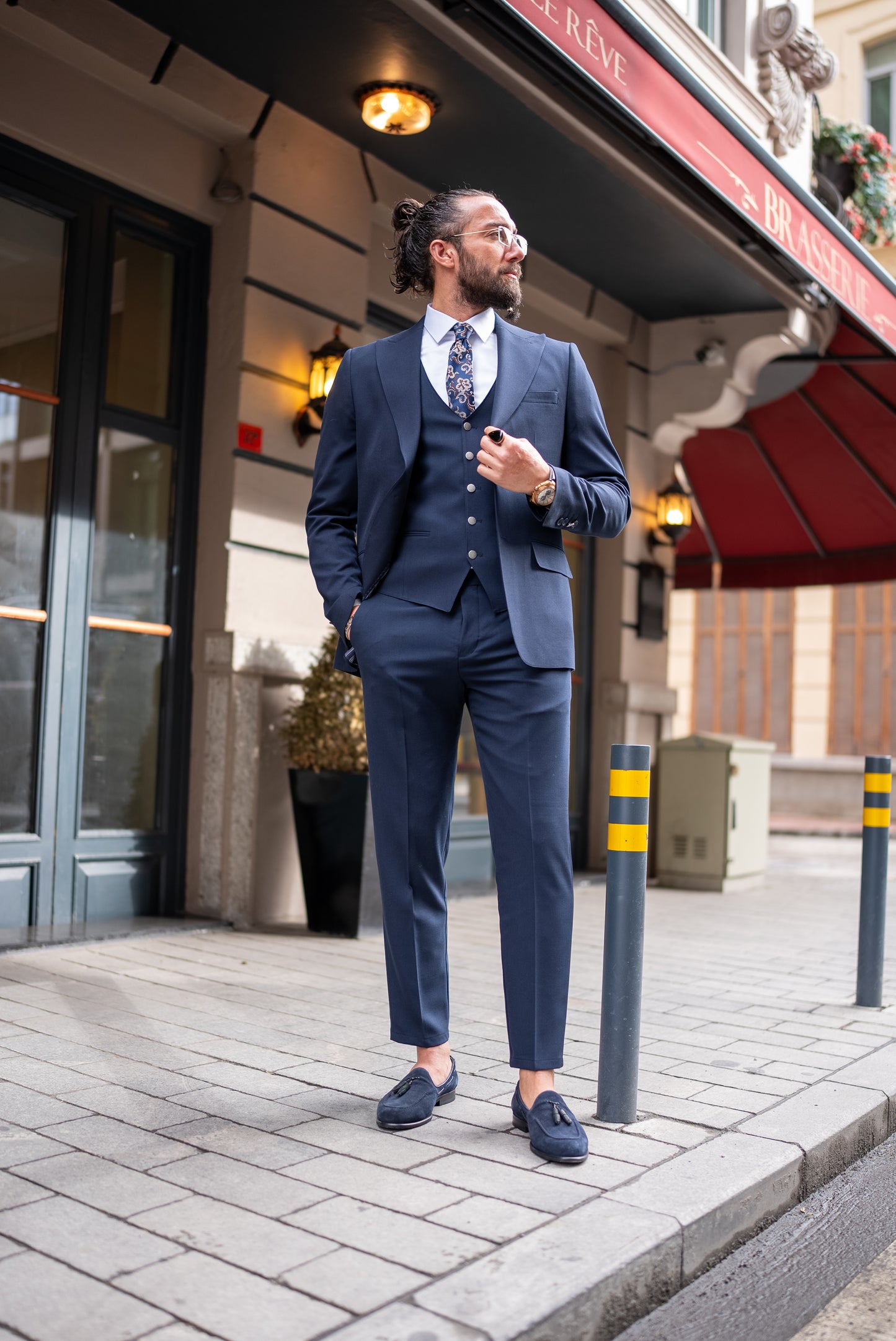 Derek Dark Blue Suit
