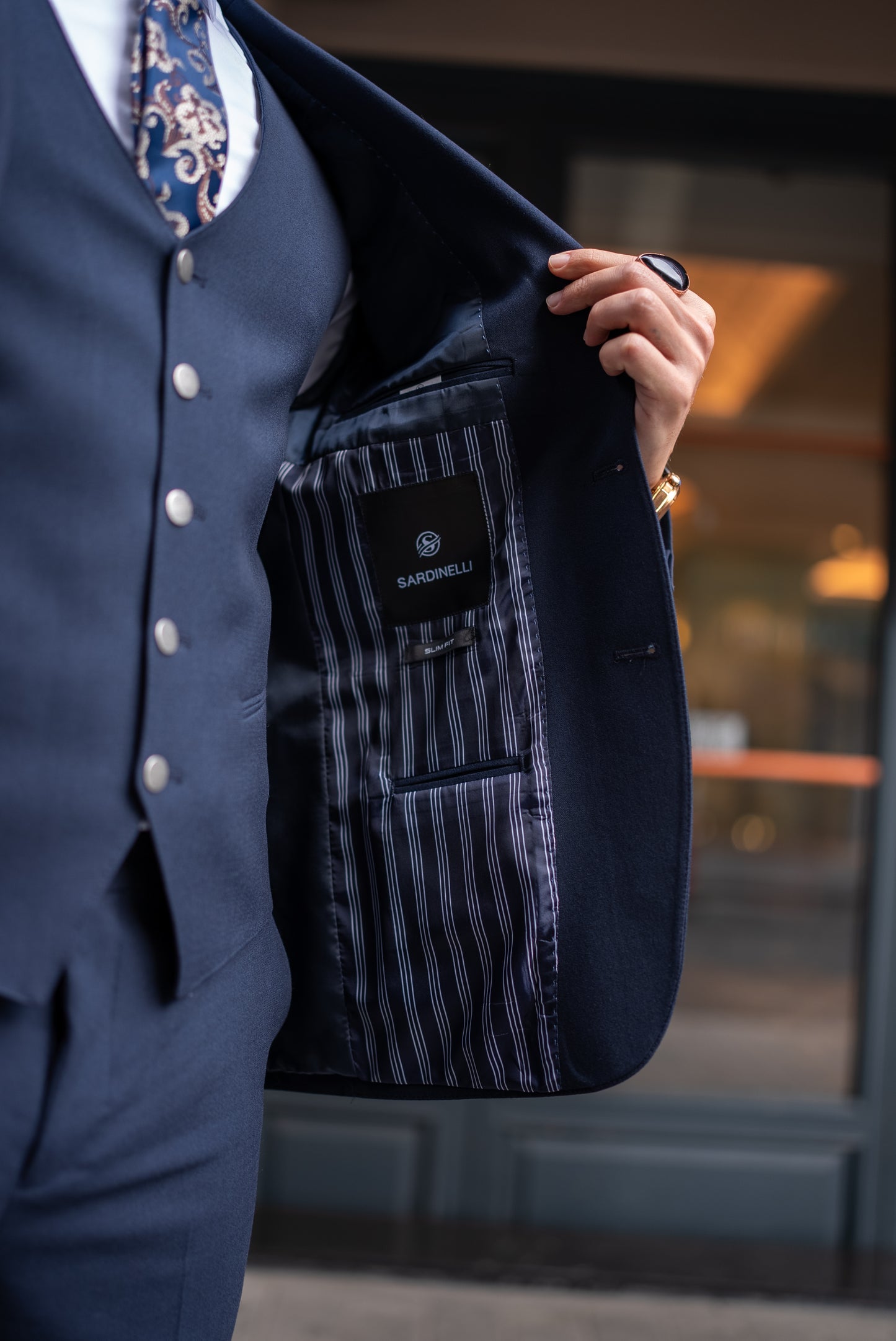 Derek Dark Blue Suit