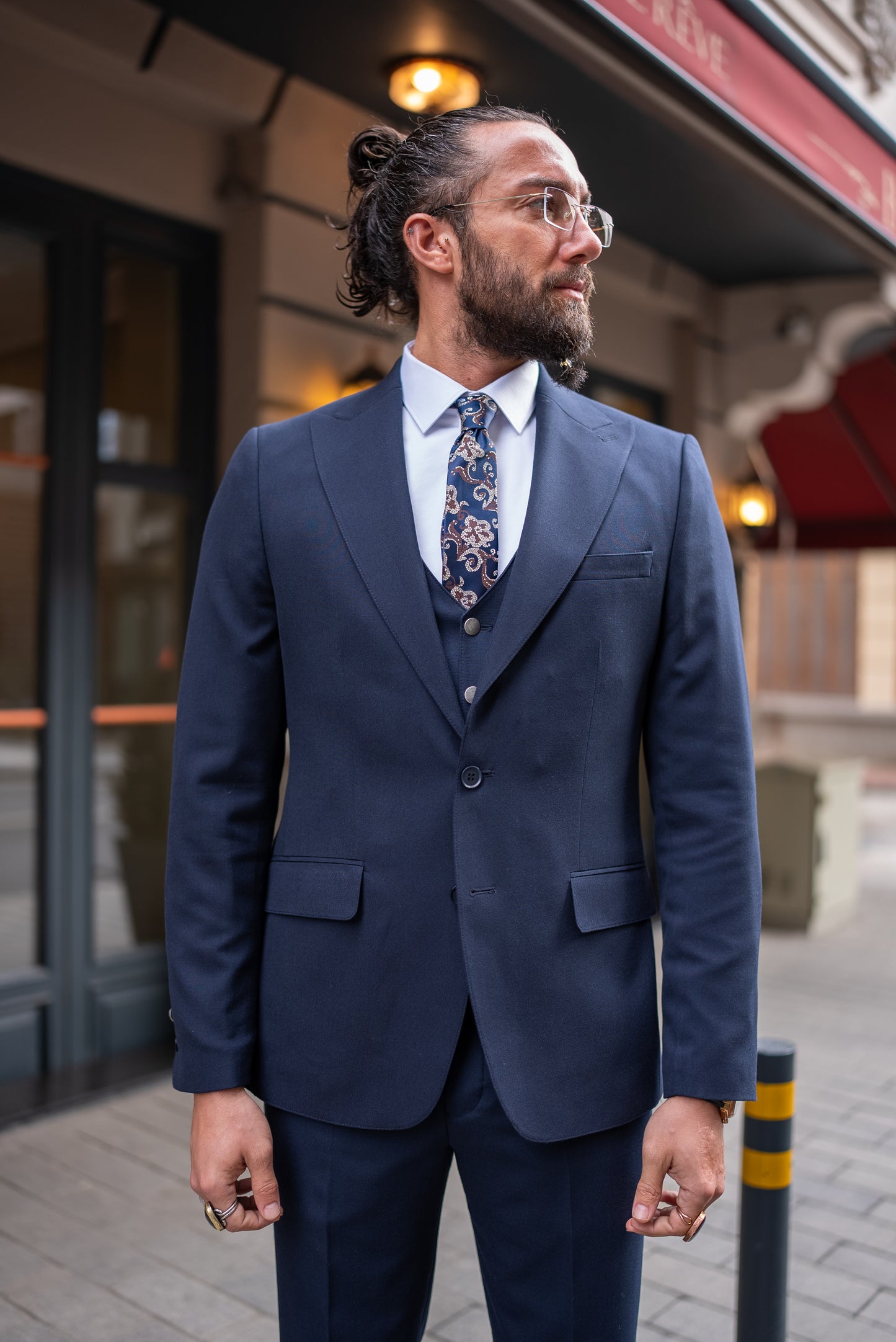 Derek Dark Blue Suit