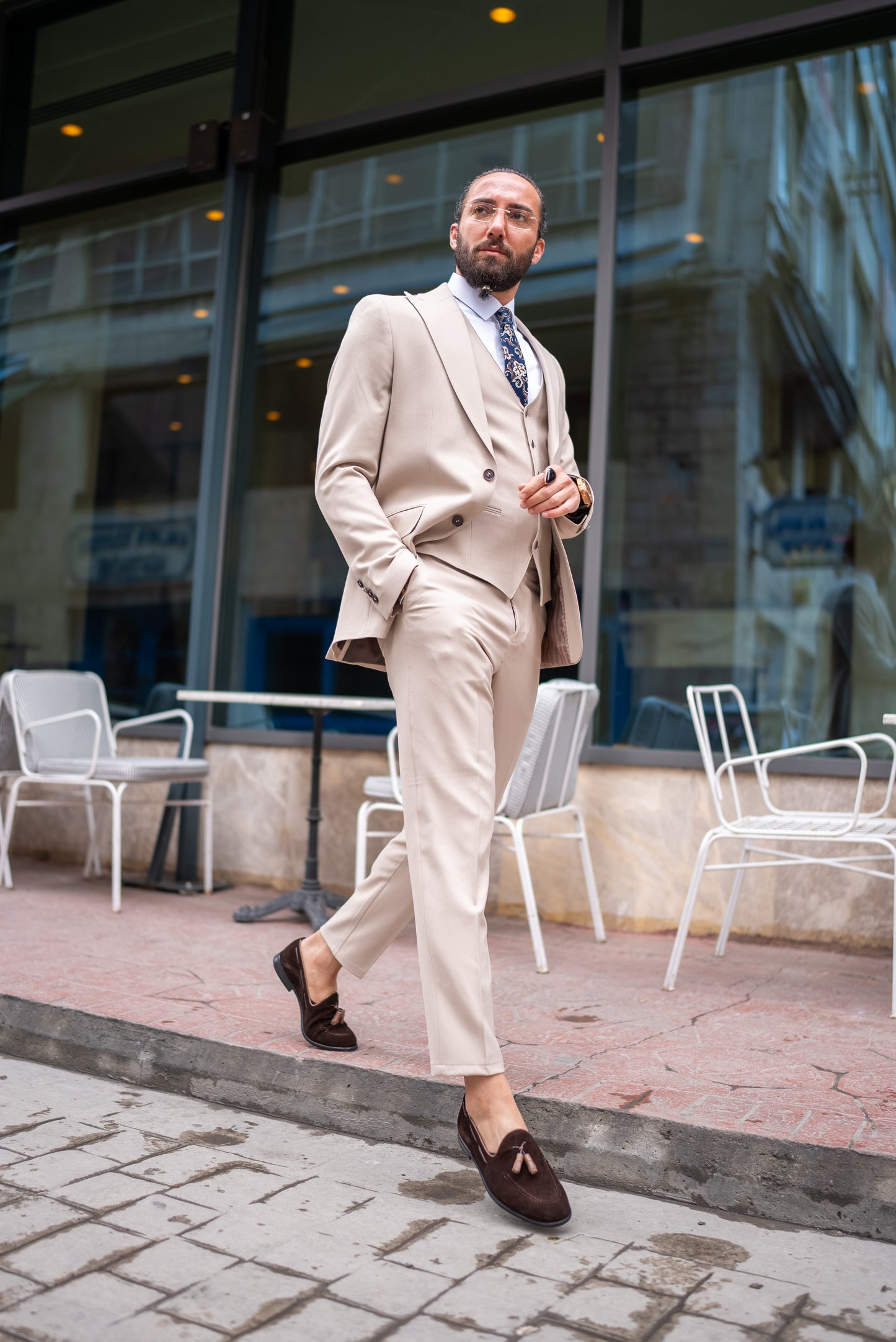 Derek Beige Suit