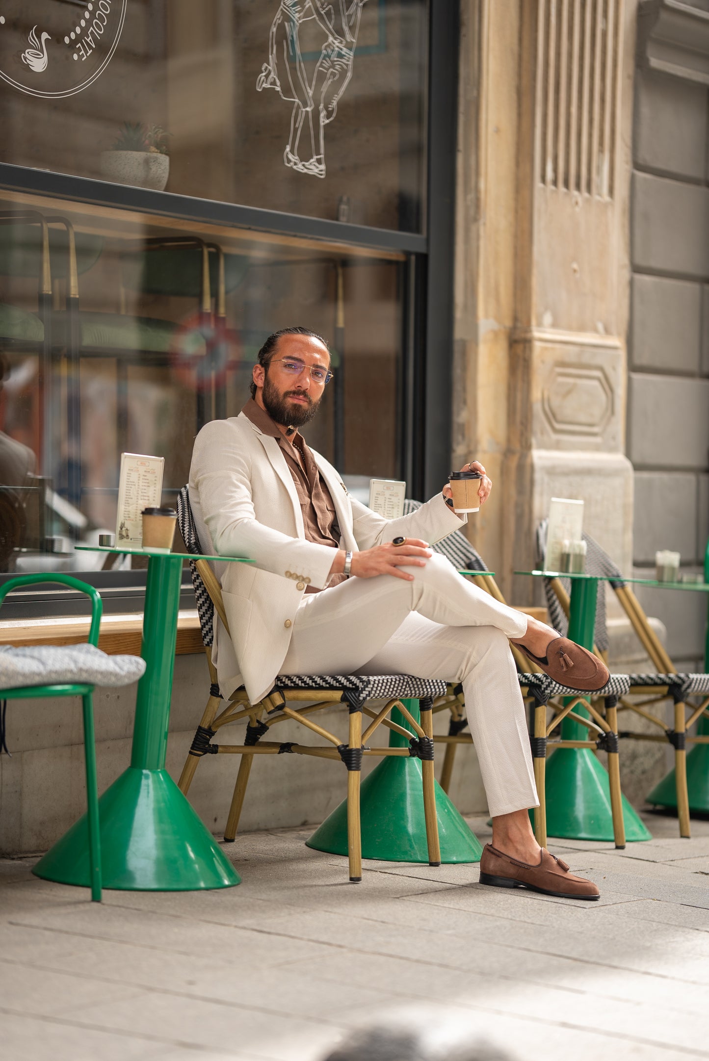 George Beige Suit