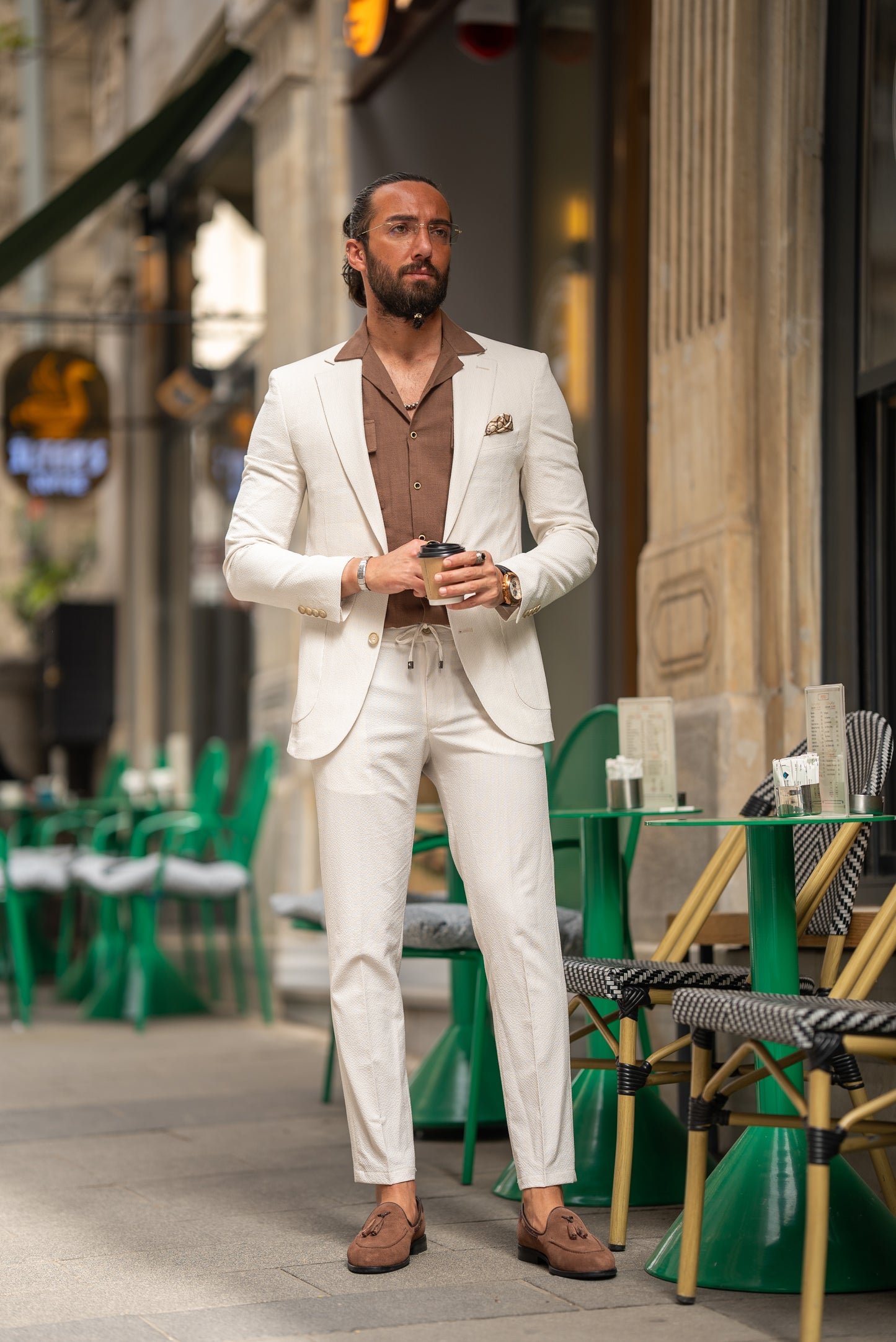 George Beige Suit