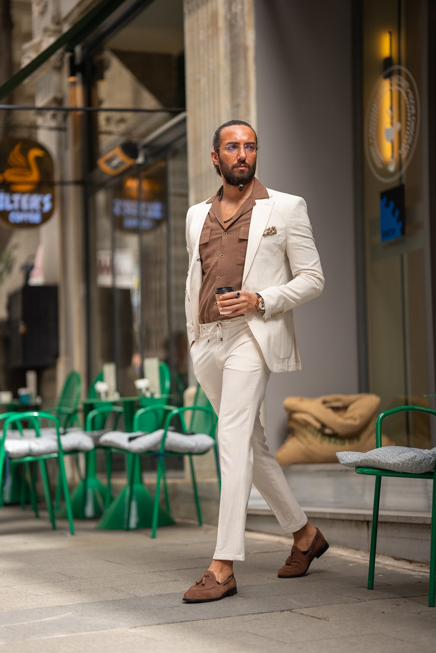 George Beige Suit