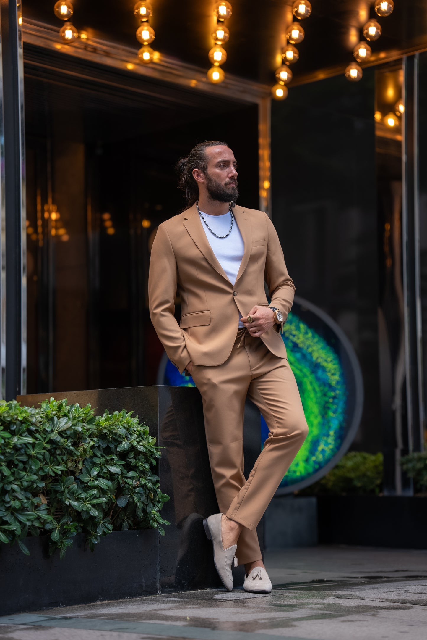 Travis Camel Suit