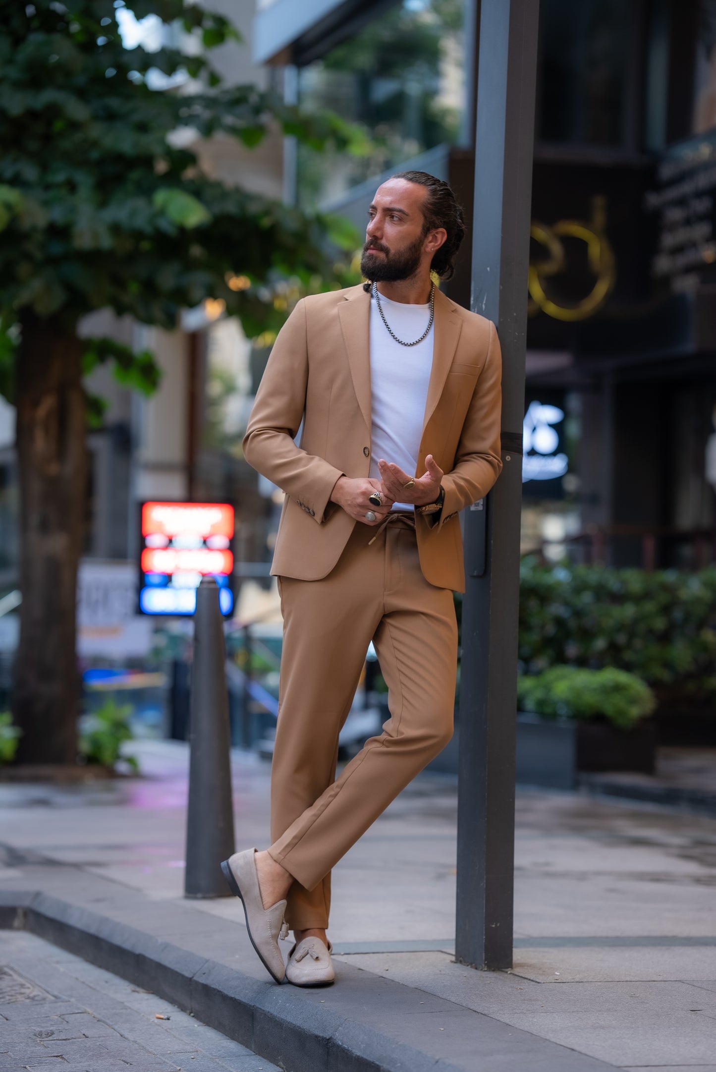 Travis Camel Suit