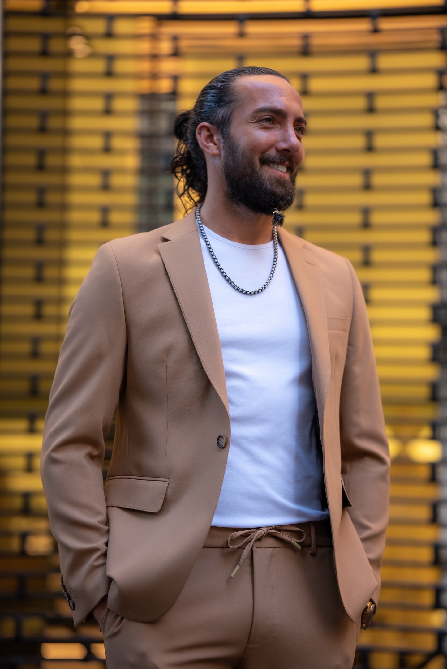 Travis Camel Suit