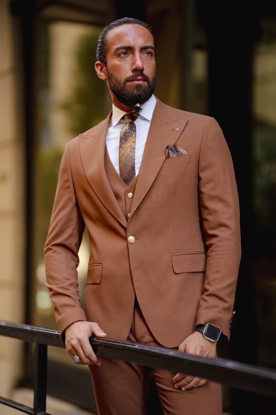 Aldera Tile Slim Fit Suit