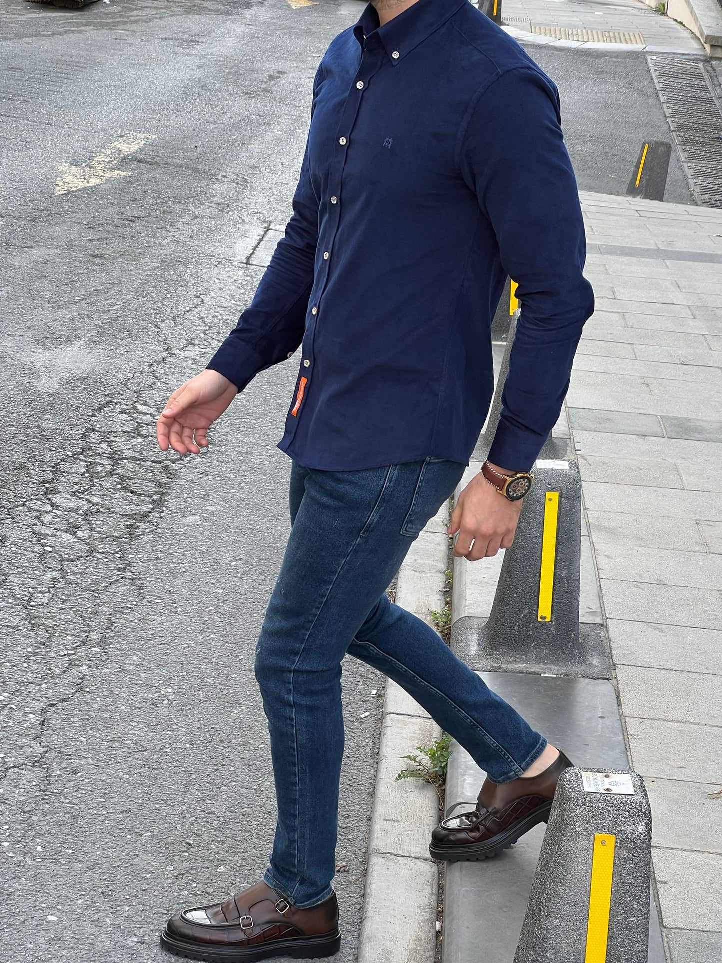 Ian Navy Blue Shirt