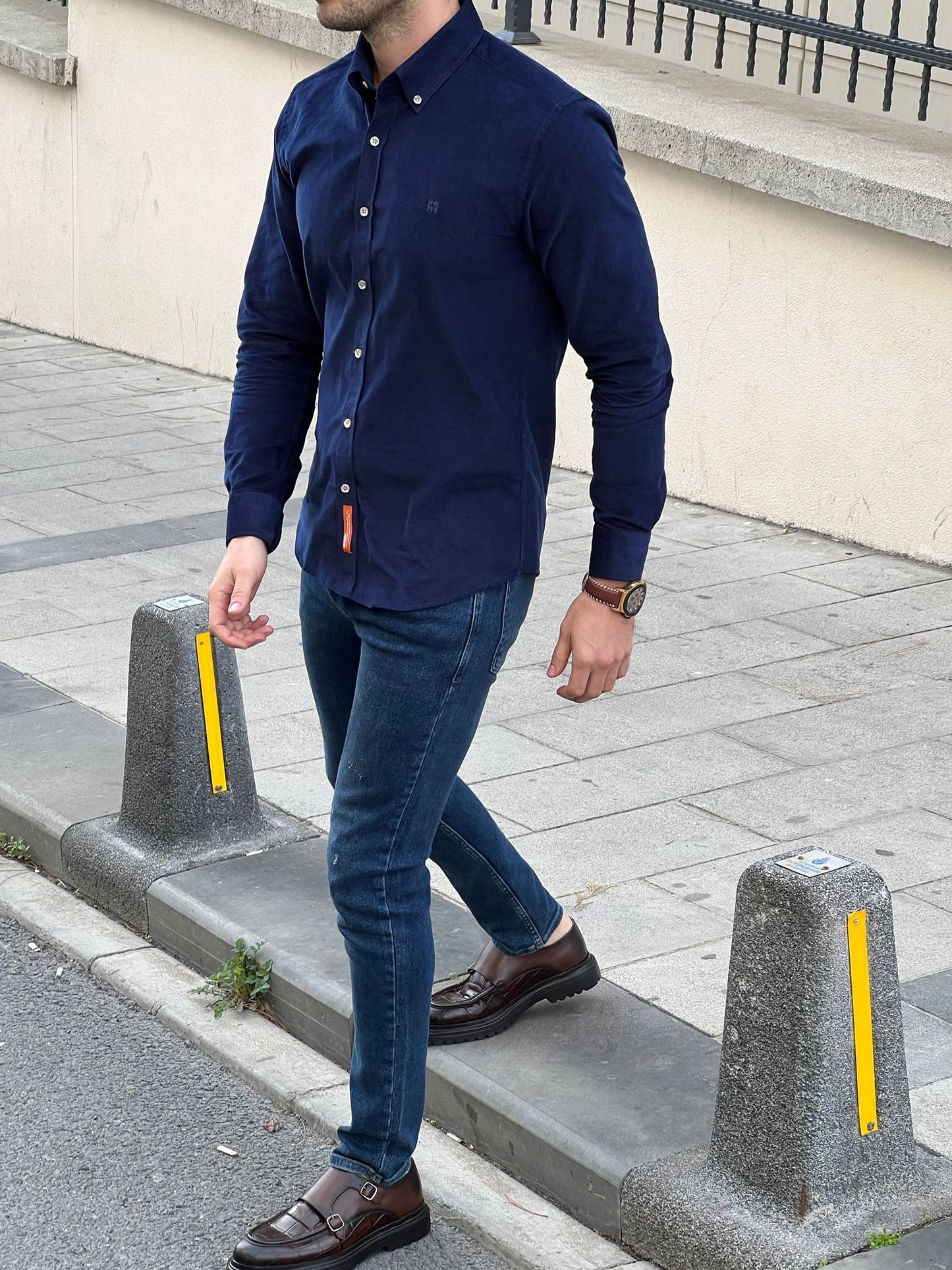 Ian Navy Blue Shirt