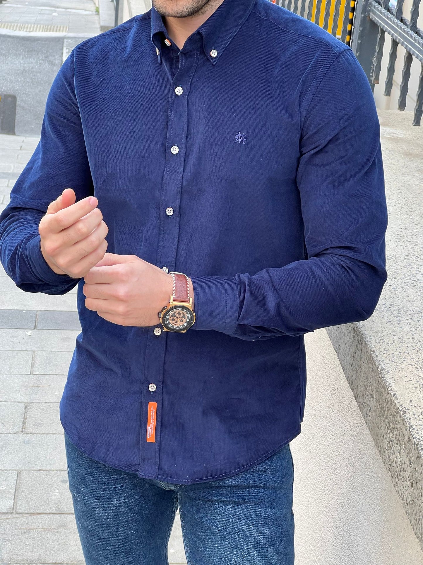 Ian Navy Blue Shirt