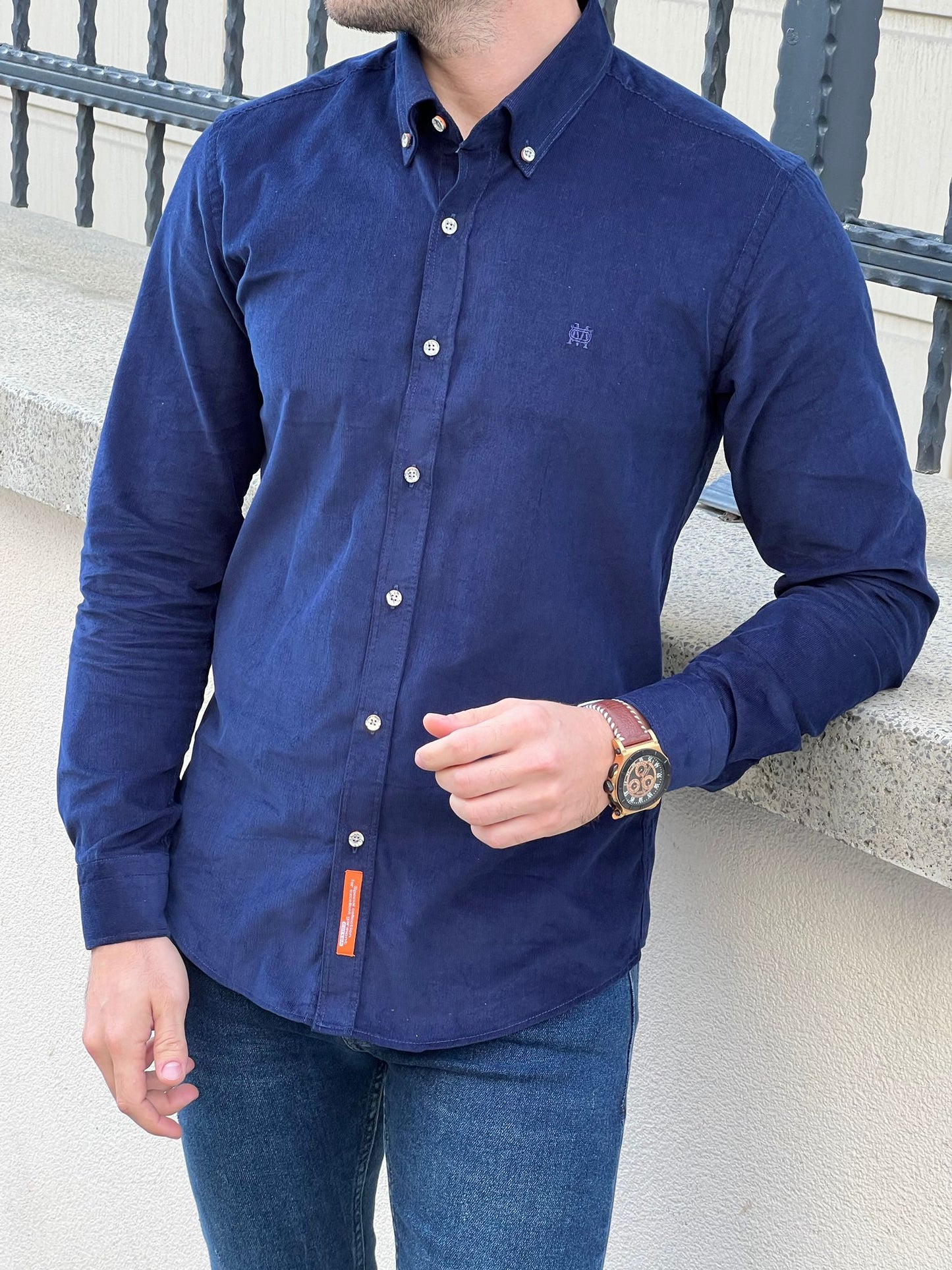 Ian Navy Blue Shirt