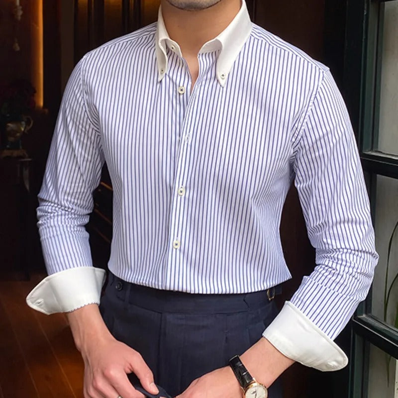 Jack Blue Striped Shirt