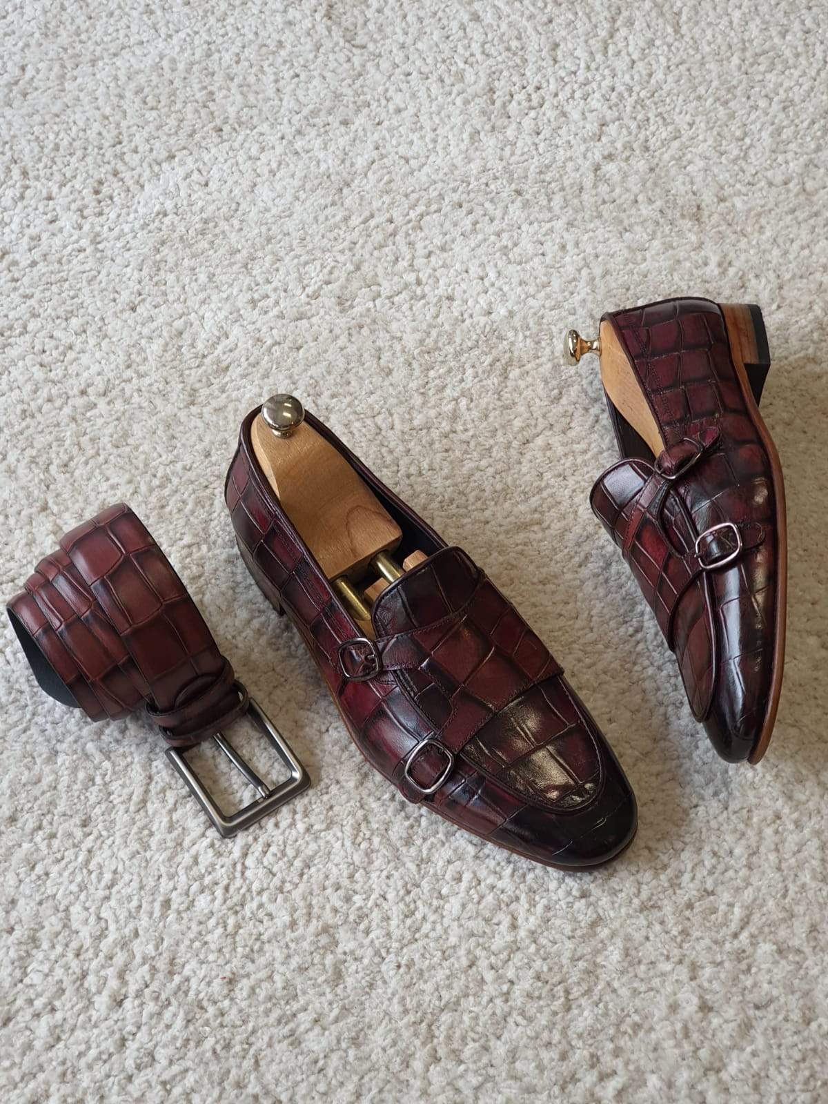 Bergamo Claret Red Sardinelli Shoes