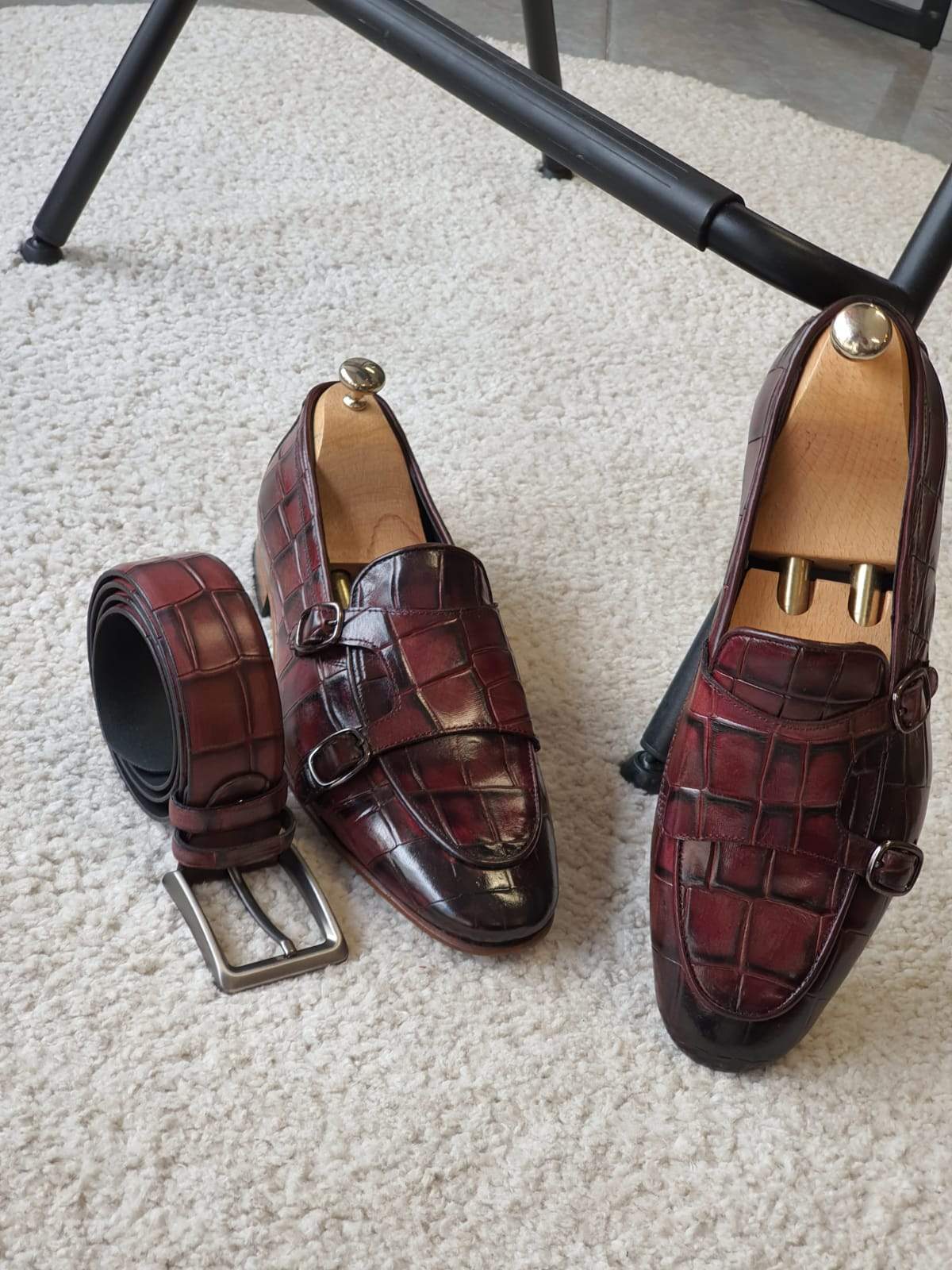 Bergamo Claret Red Sardinelli Shoes