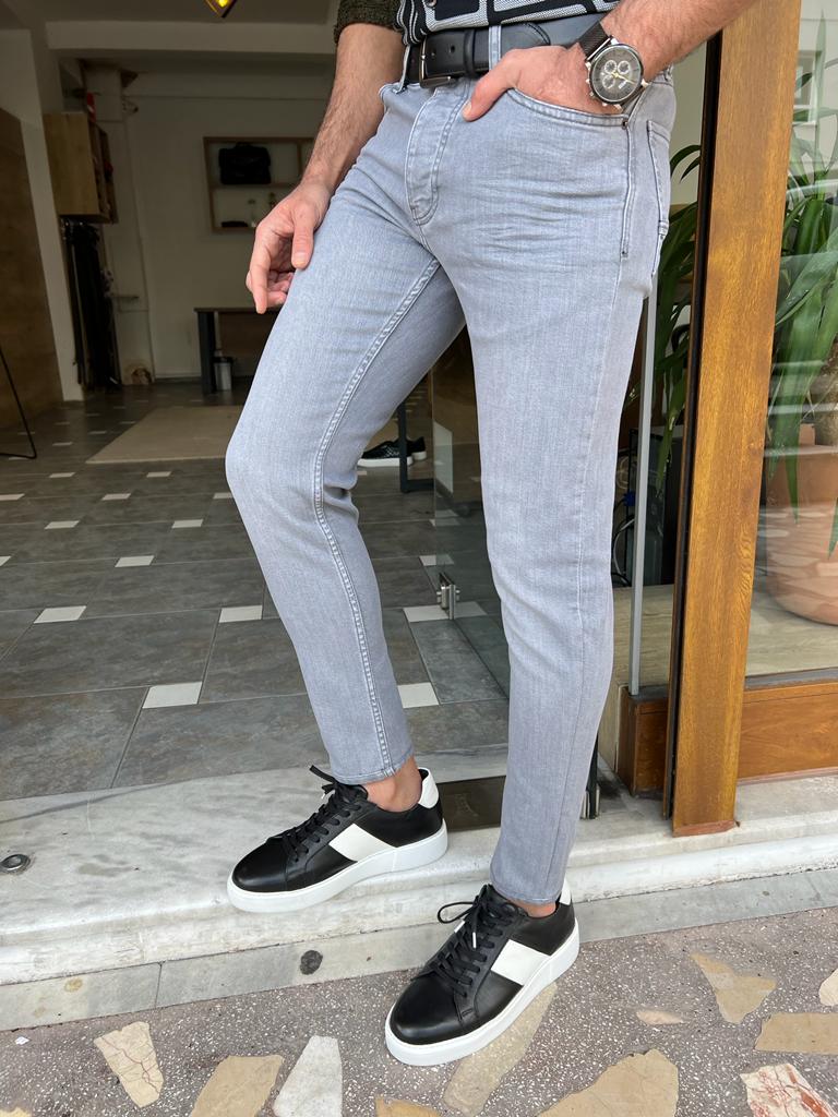Cruz Gray Slim Fit Jeans