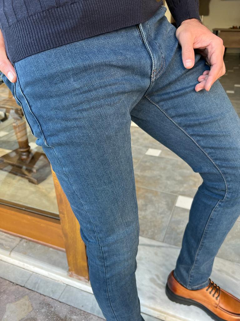 York Blue Slim Fit Jeans