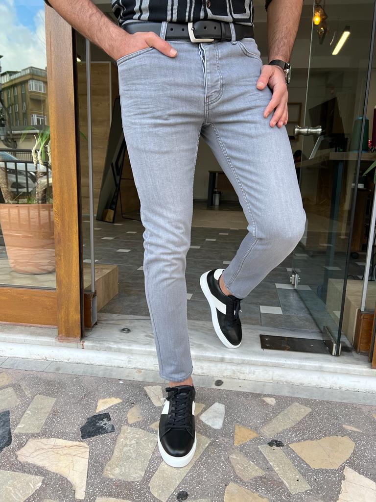 Cruz Gray Slim Fit Jeans