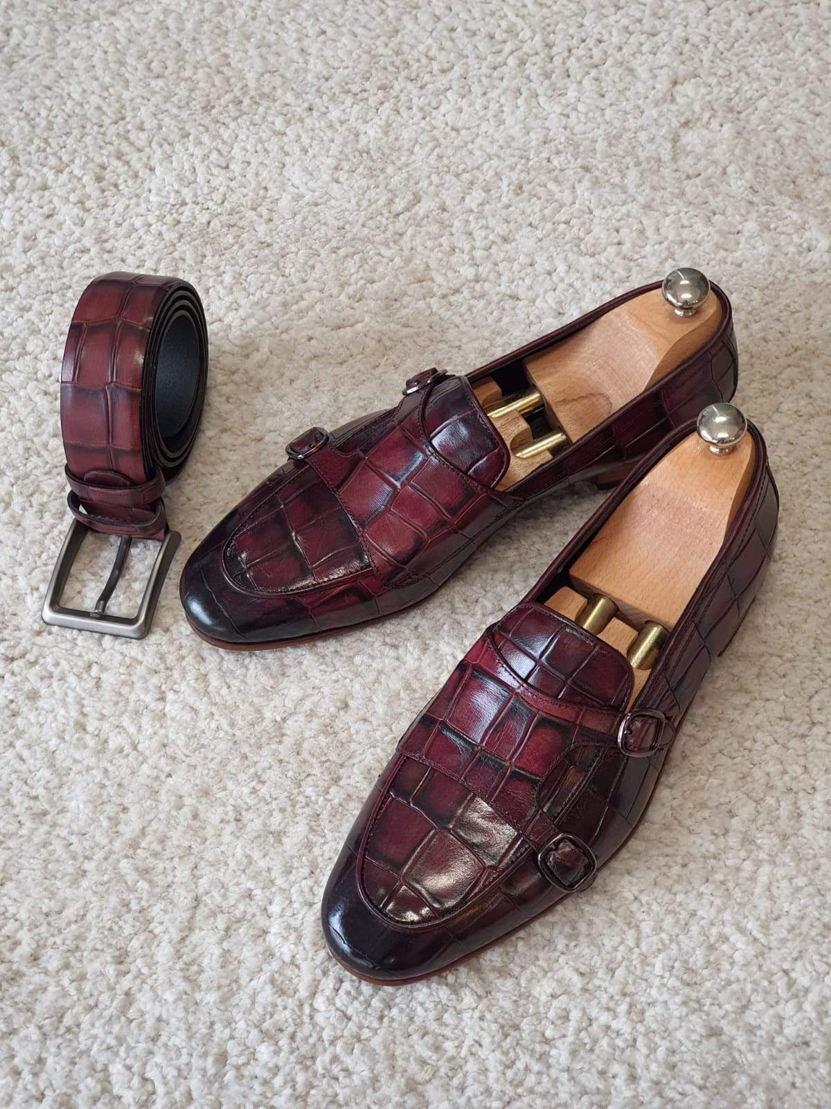 Bergamo Claret Red Sardinelli Shoes