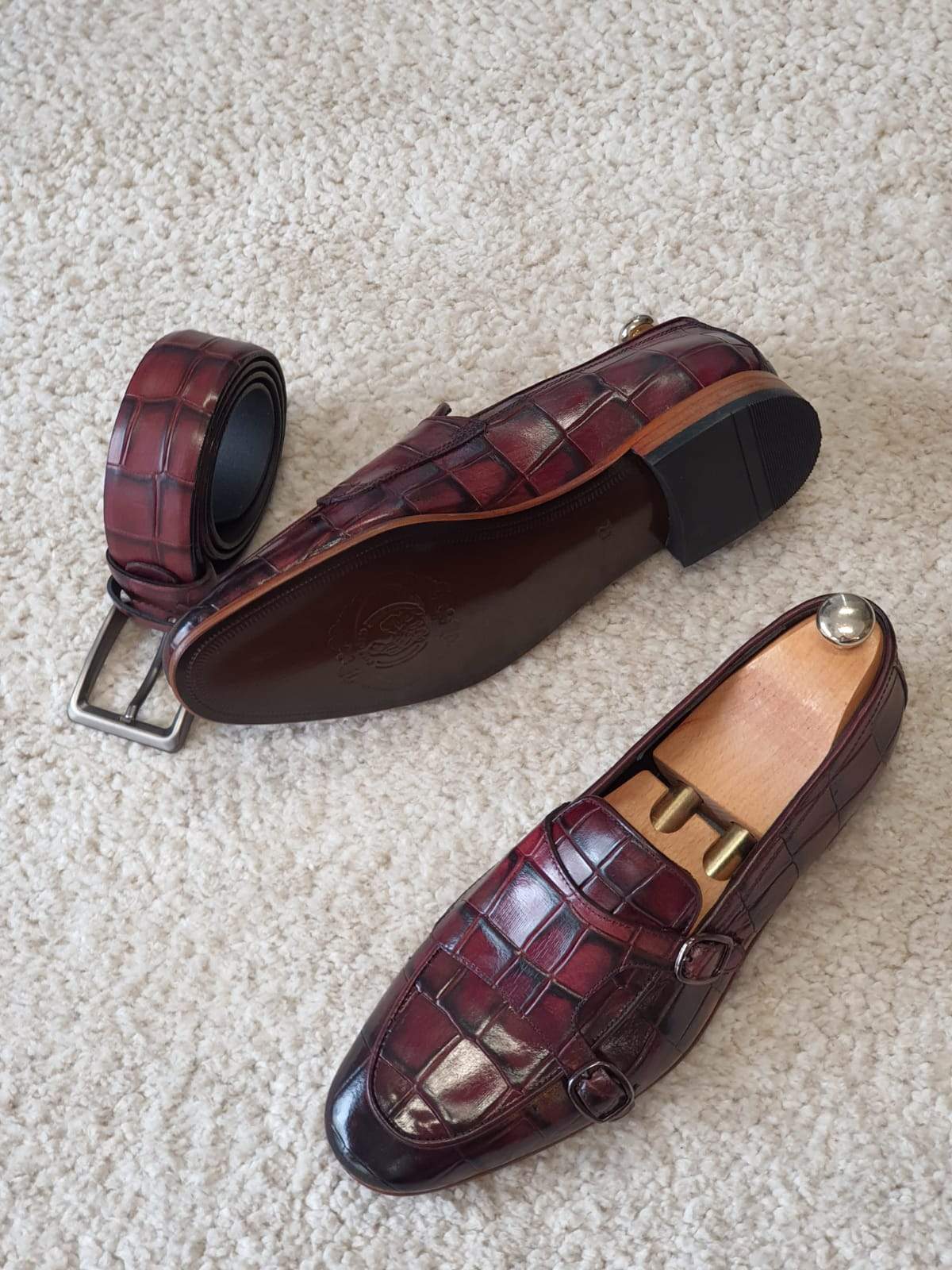 Bergamo Claret Red Sardinelli Shoes