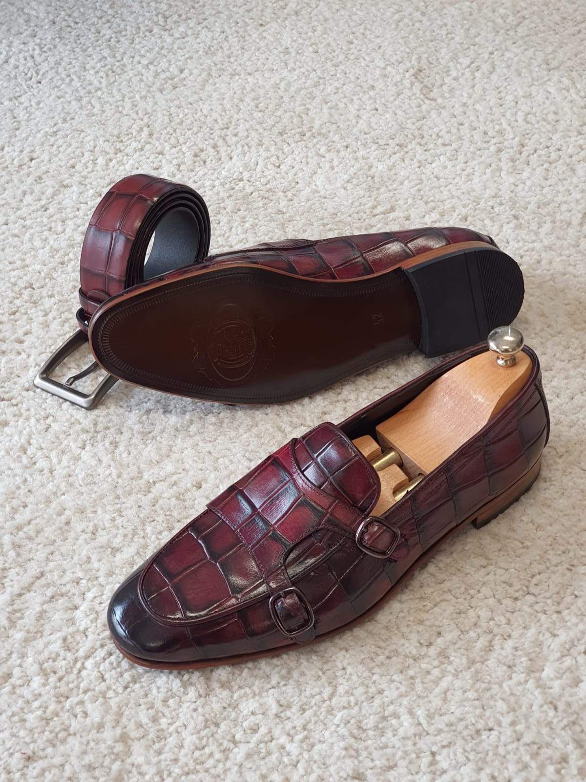 Bergamo Claret Red Sardinelli Shoes