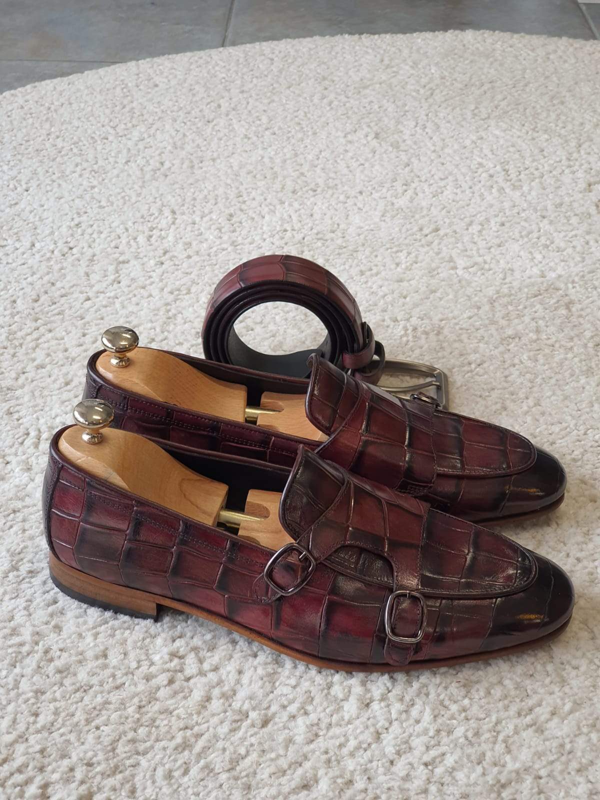 Bergamo Claret Red Sardinelli Shoes
