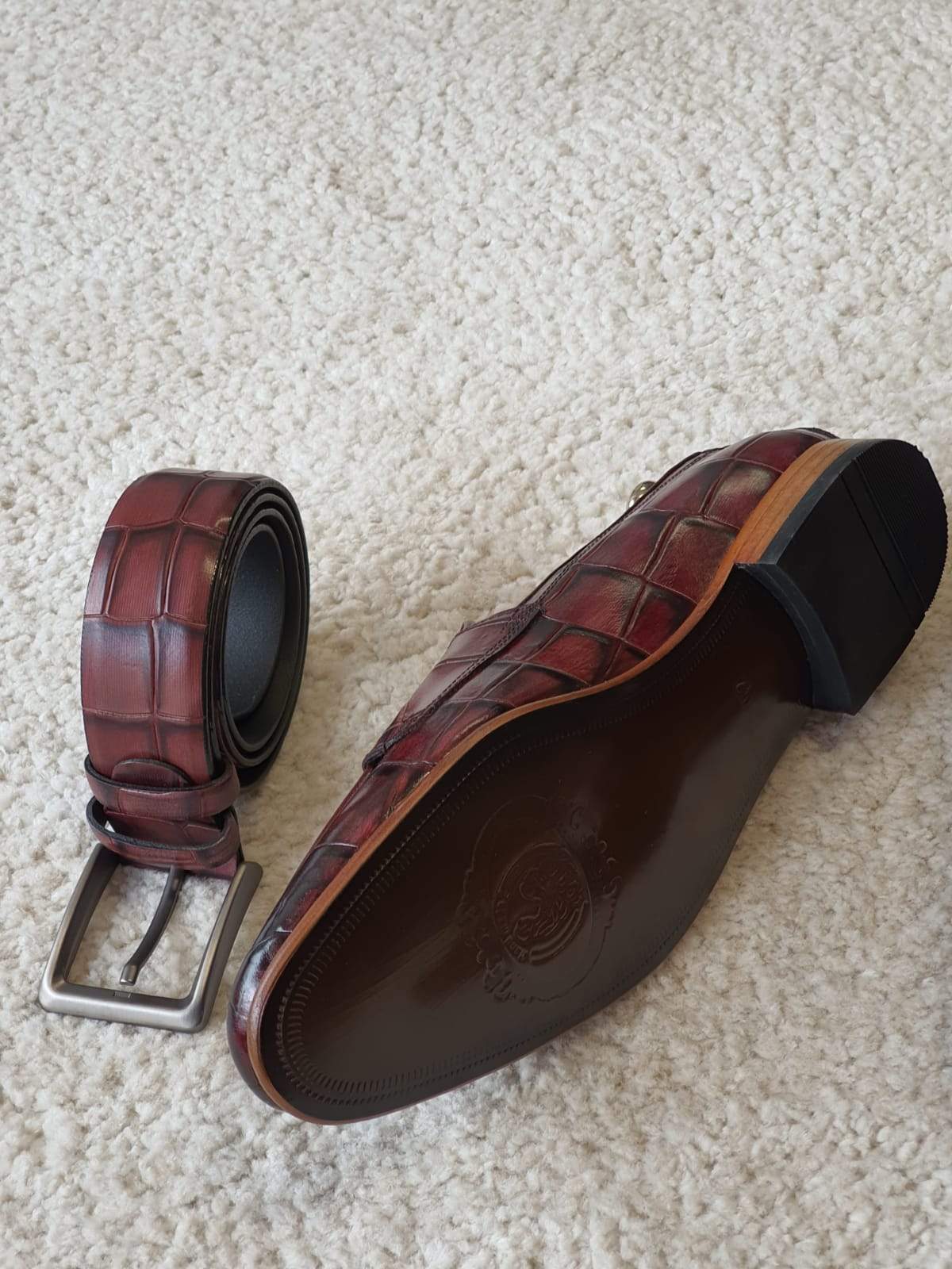 Bergamo Claret Red Sardinelli Shoes