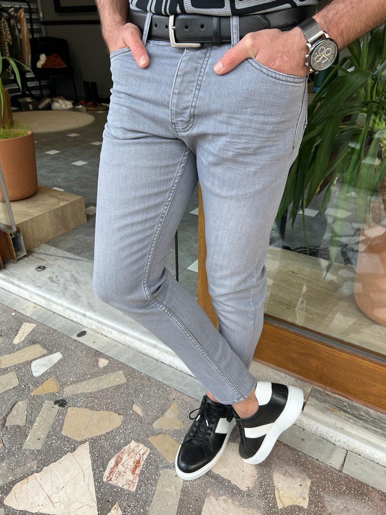 Cruz Gray Slim Fit Jeans