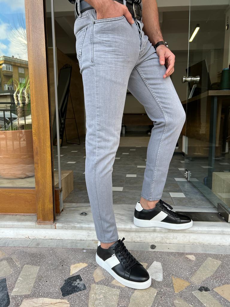 Cruz Gray Slim Fit Jeans