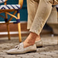 Felix Suede Beige Loafers