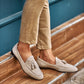 Felix Suede Beige Loafers