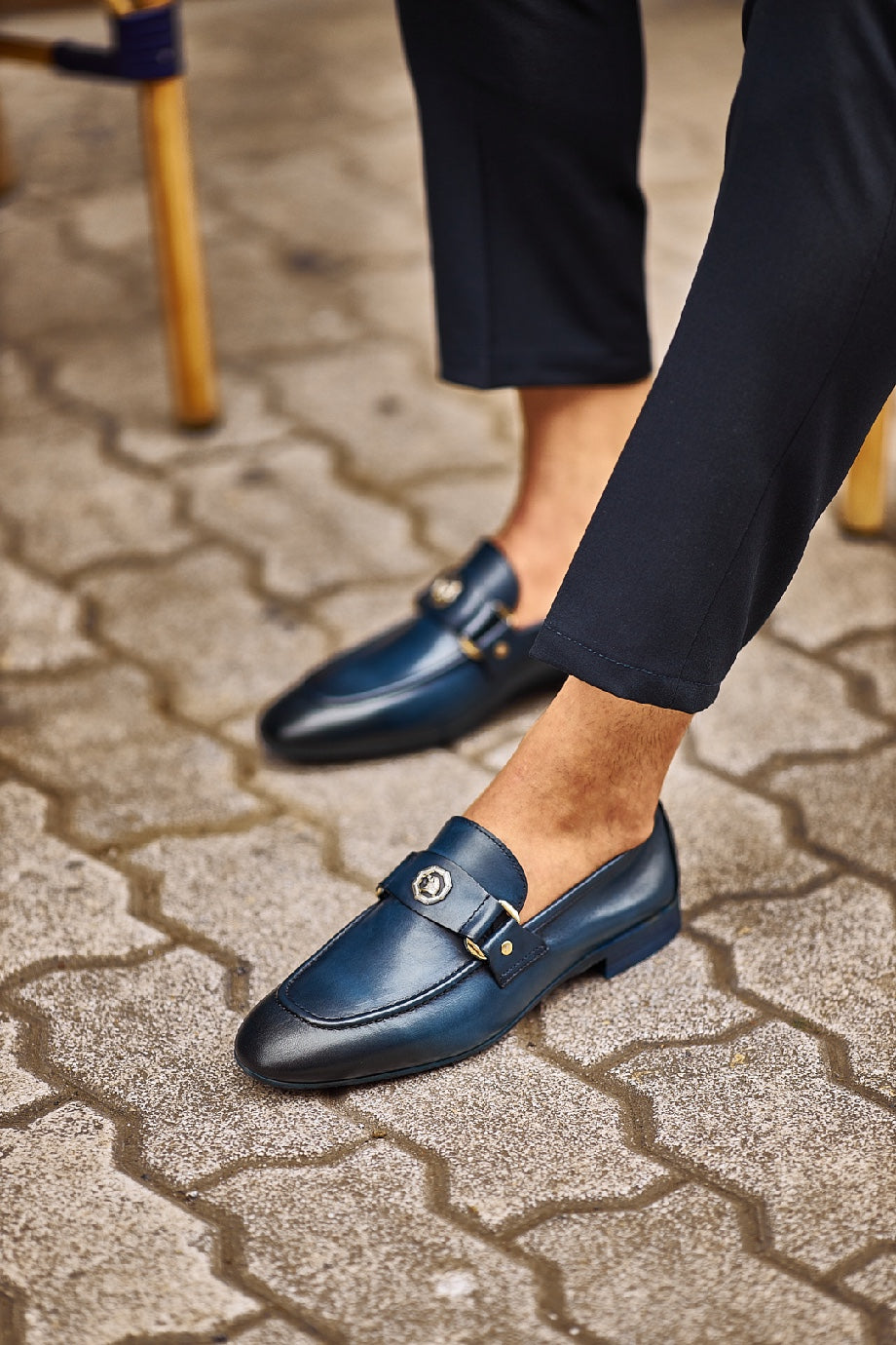 Porto Navy Blue Shoes