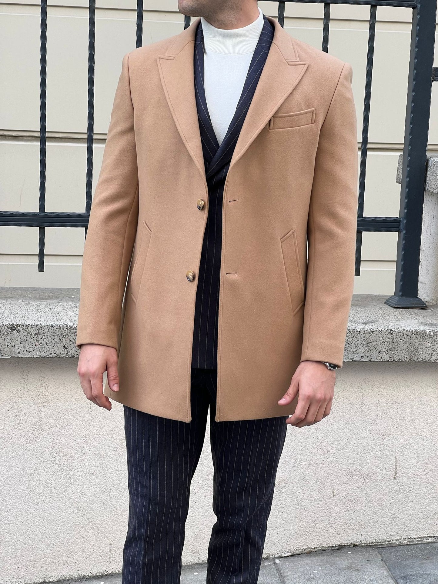 Maxwell Camel Wool Coat