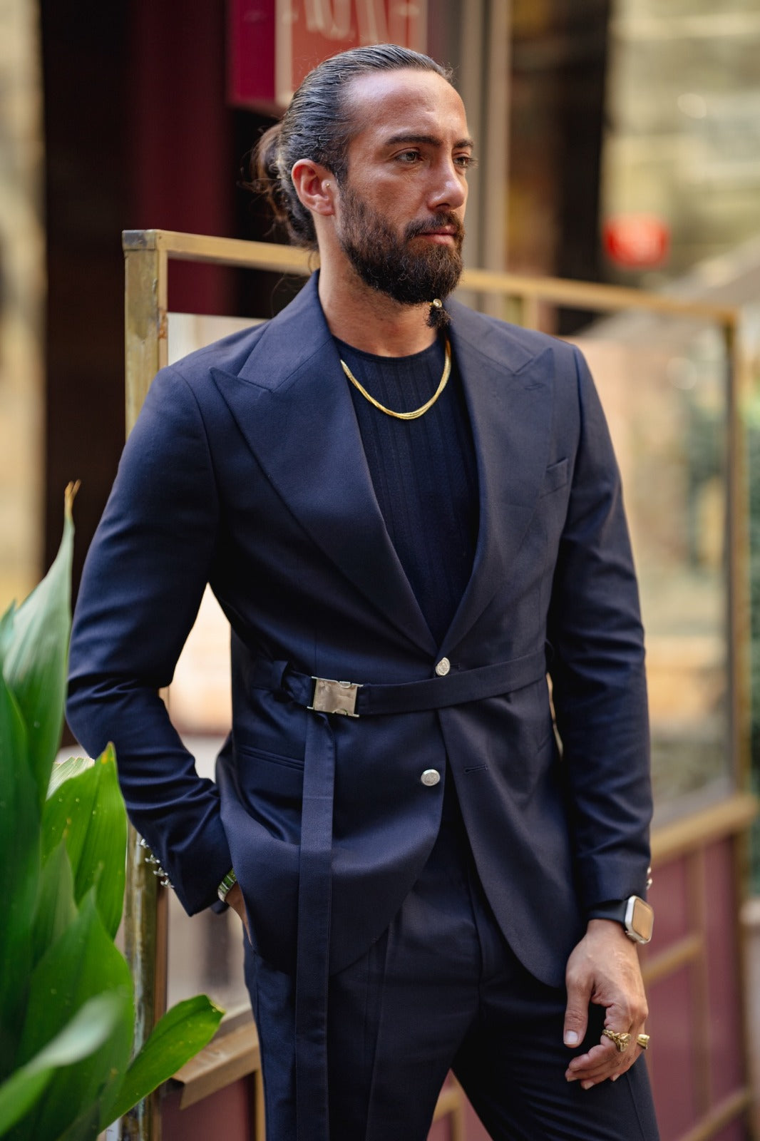 Loghert Navy Blue Suit