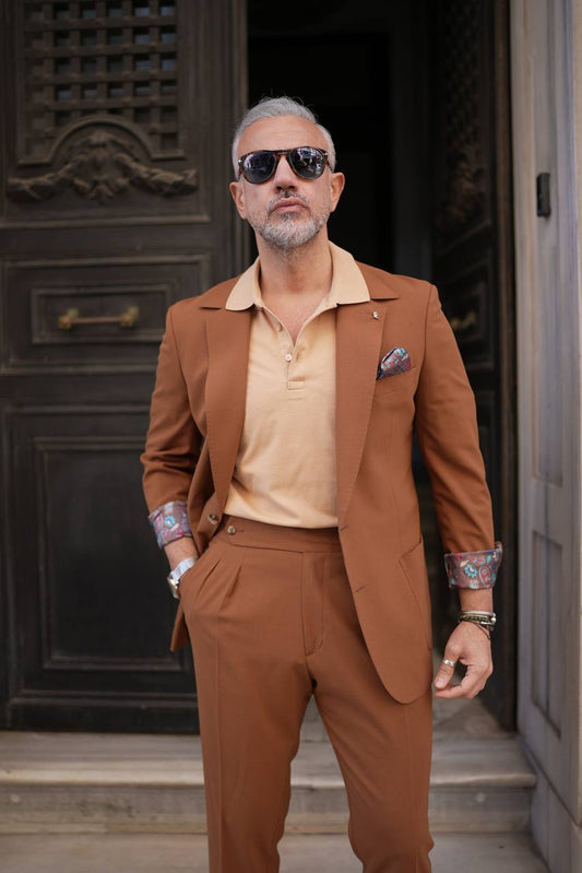 Damir Camel Suit