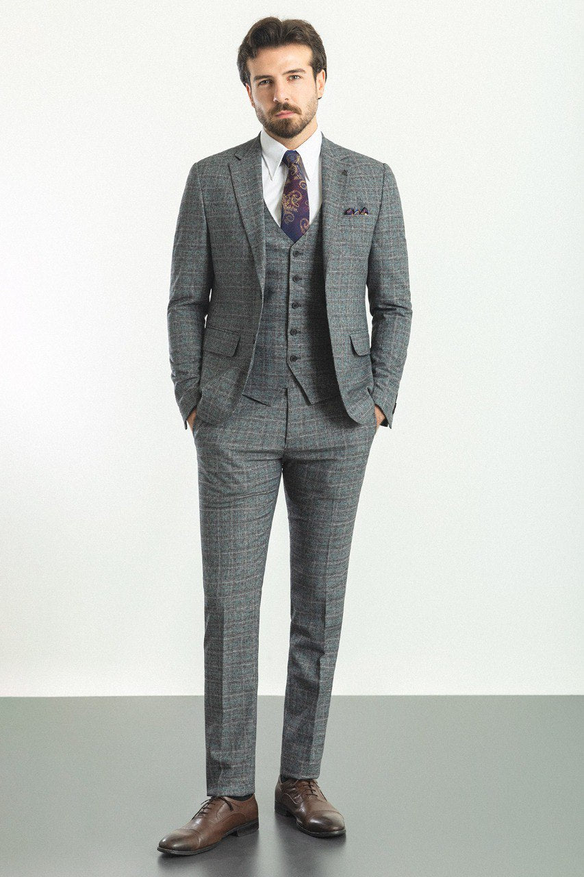 Leo Dark Gray Suit