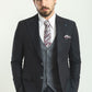 Sami Black & Gray Suit